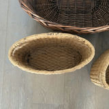 Set of Three Woven Storage Baskets - thumbnail 3 of 10