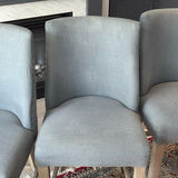RESTORATION HARDWARE Barrel Back Counter Height Stools - thumbnail 3 of 19