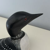 Handcrafted Loon Bird Decoy Sculpture - thumbnail 5 of 7