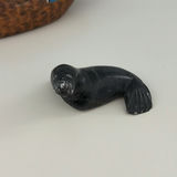 Carved Duck Decoy and Seal Figurine - thumbnail 2 of 11