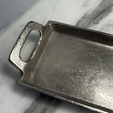 Red Pillar Candles and Metal Tray - thumbnail 6 of 9