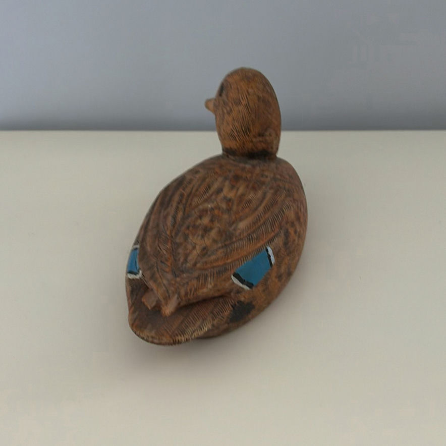 Carved Duck Decoy and Seal Figurine - image 10 of 11