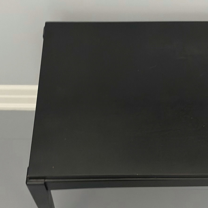 Black Painted Wood Side Table - image 5 of 9