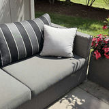 SUNBRELLA Outdoor Resin Wicker Patio Seating Set with Coffee Table - thumbnail 11 of 14