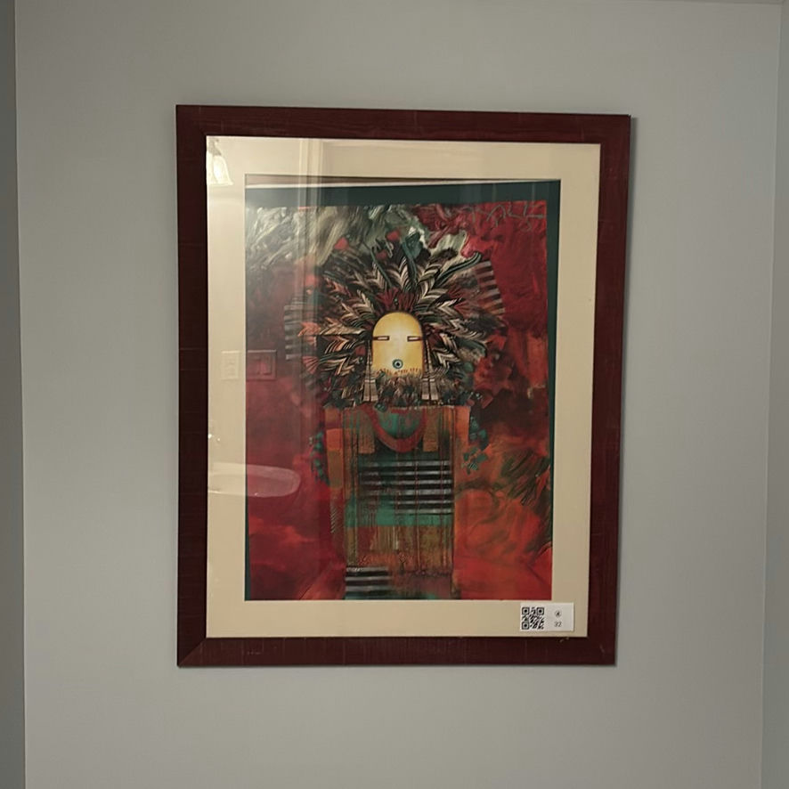 Framed Figural Artwork - image 9 of 10