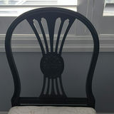 2 Black Wooden Accent Chairs - thumbnail 7 of 15