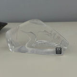Hand-Carved Loon by RON SADLER & MATS JONASSON Crystal Sculpture - thumbnail 9 of 14