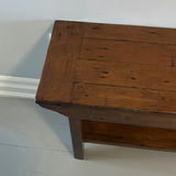 Wooden Bench with Shelf - thumbnail 6 of 11