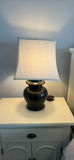 Two Black Table Lamps with White Fabric Shade - thumbnail 6 of 10