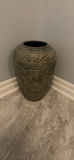 Decorative Fish Pattern Floor Vase - thumbnail 1 of 7