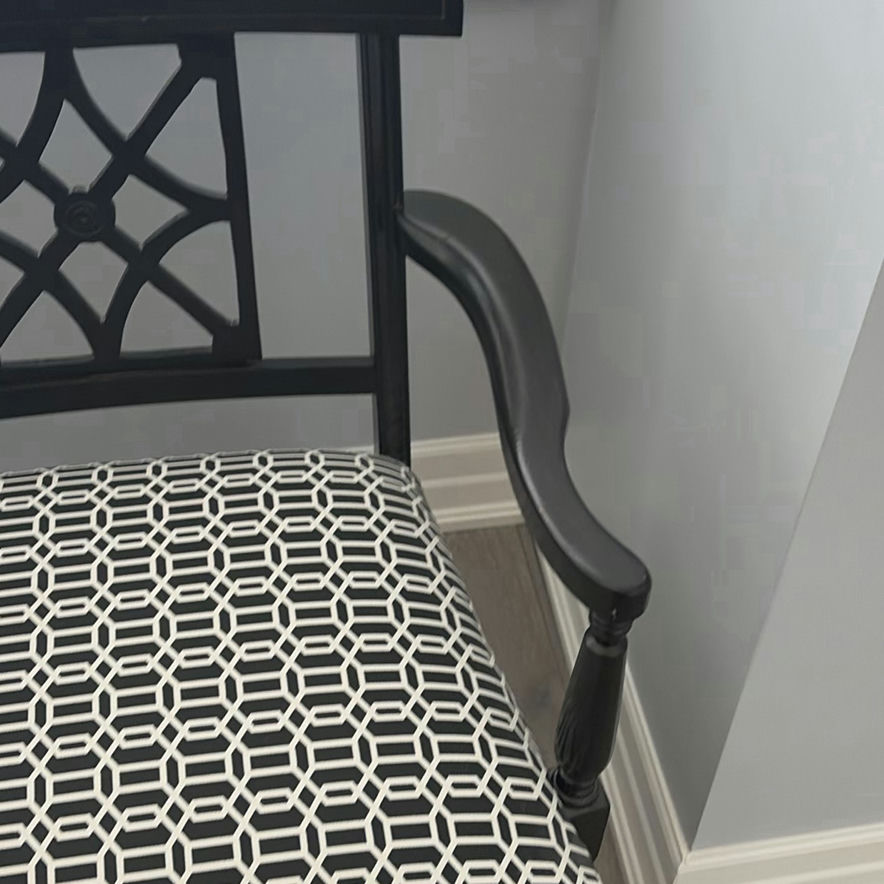 Pair of Black Armchairs - image 5 of 16