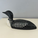 Handcrafted Loon Bird Decoy Sculpture - thumbnail 3 of 7