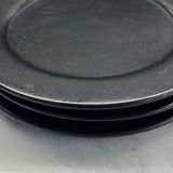 Set of 8 Black Round Wooden Chargers - thumbnail 6 of 8