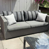 SUNBRELLA Outdoor Resin Wicker Patio Seating Set with Coffee Table - thumbnail 8 of 14