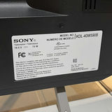 40” Sony BRAVIA Flat Screen Television - thumbnail 7 of 9