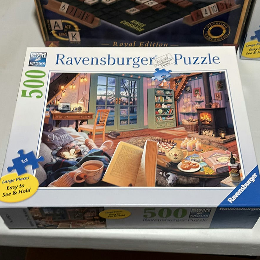 Ravensburger Puzzles & Kings Cribbage Game - image 4 of 9