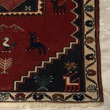 Iranian Area Rug with Geometric and Animal Motifs - thumbnail 5 of 11
