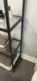 Black Metal and Glass Shelving Unit - thumbnail 6 of 9