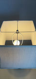 Two Black Table Lamps with White Fabric Shade - thumbnail 2 of 10