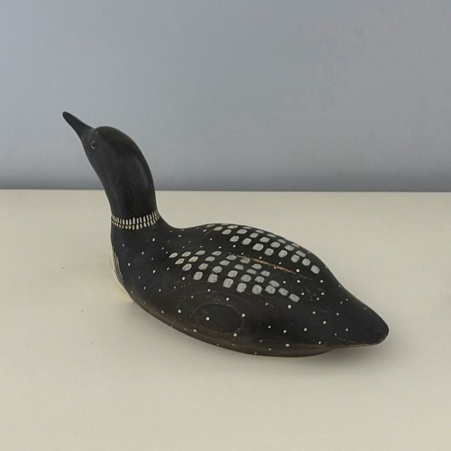 Hand-Carved Loon by RON SADLER & MATS JONASSON Crystal Sculpture - image 4 of 14