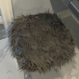 Faux Fur Vanity Stool - thumbnail 4 of 5