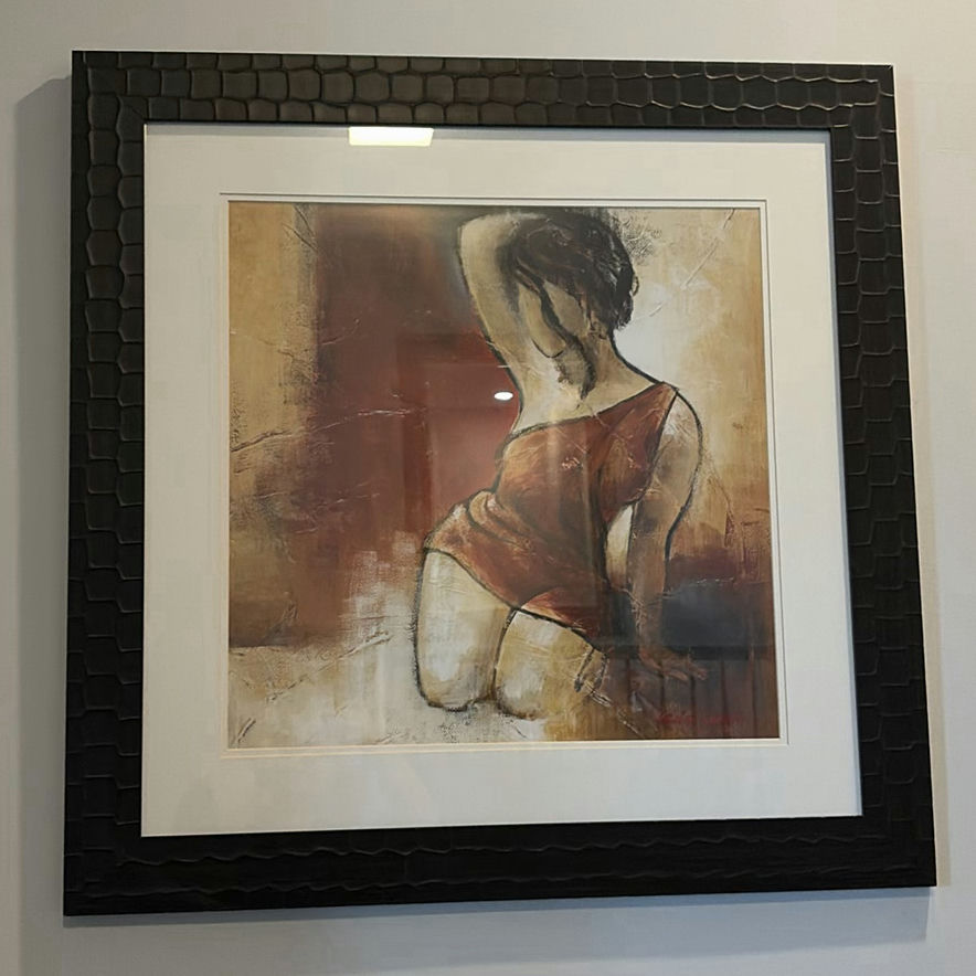 Framed Figural Art Piece - image 1 of 6