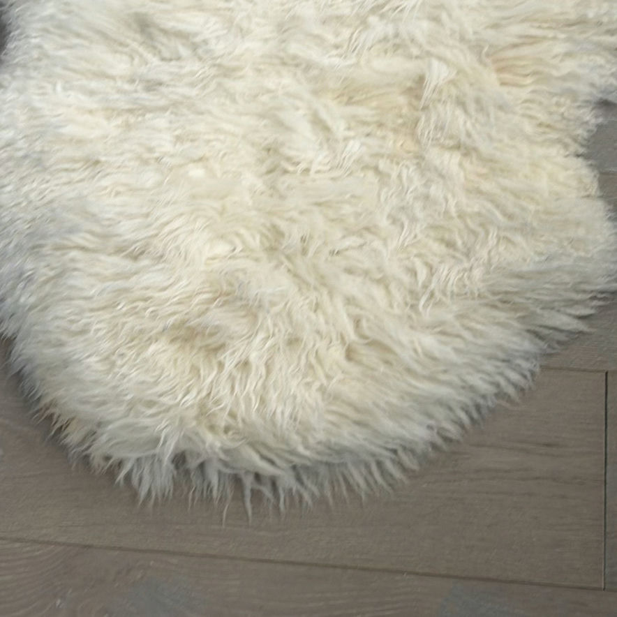 White Sheepskin Rug - image 2 of 10