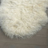 White Sheepskin Rug - thumbnail 2 of 10