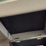 Two Vinyl Storage Ottomans - thumbnail 8 of 8