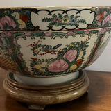 Decorative Chinese Style Porcelain Bowl & Stand - thumbnail 2 of 9