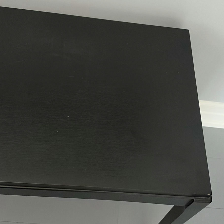Black Painted Wood Side Table - image 6 of 9