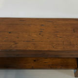 Wooden Bench with Shelf - thumbnail 3 of 11