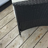 Three-Piece Resin Wicker Patio Bistro Set - thumbnail 6 of 11