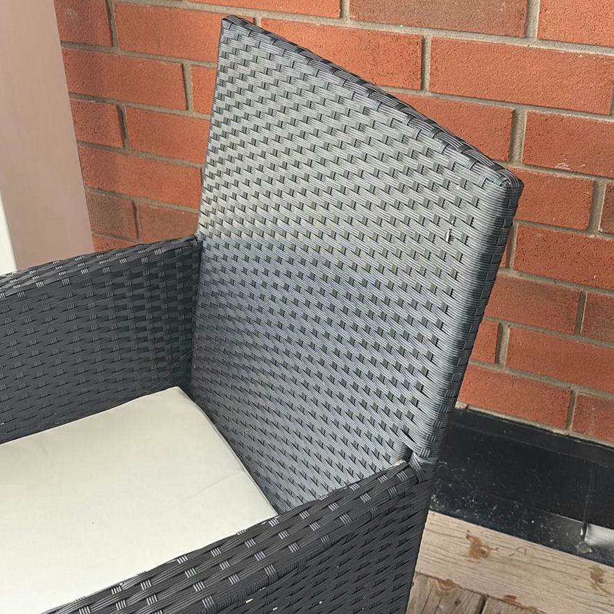 Three-Piece Resin Wicker Patio Bistro Set - image 5 of 11
