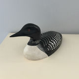 Handcrafted Loon Bird Decoy Sculpture - thumbnail 2 of 7