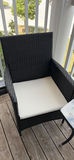 Three-Piece Resin Wicker Patio Bistro Set - thumbnail 9 of 11