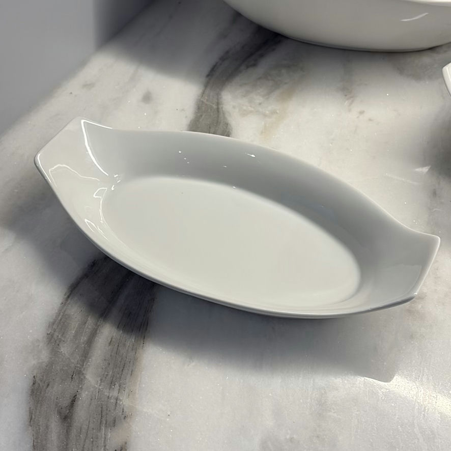 DANSK and PC White Ceramic Serving Bowls and Platters Set - image 6 of 15