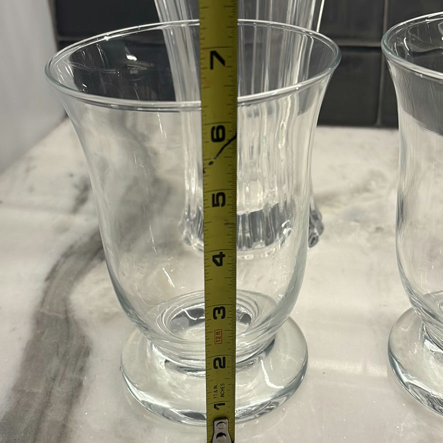 Assorted Clear Glass Vases & More - image 2 of 12