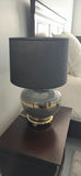 Two Table Lamps with Black Drum Shades - thumbnail 6 of 11