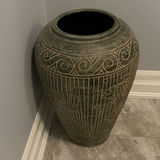 Decorative Fish Pattern Floor Vase - thumbnail 4 of 7