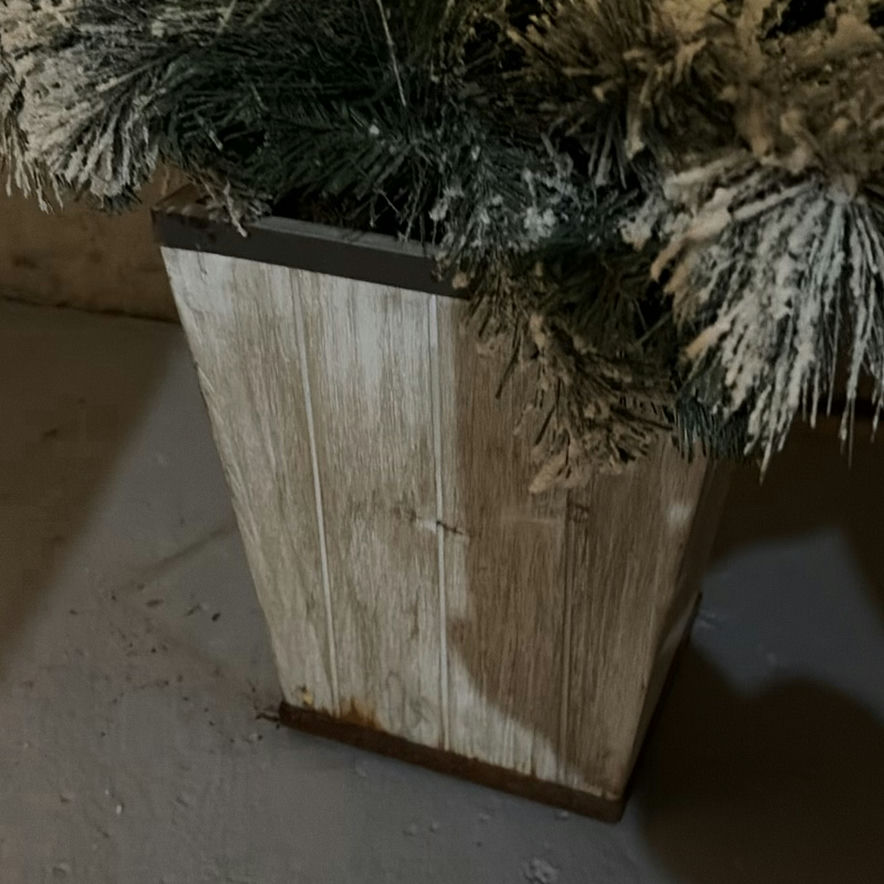 Arctic Holiday Flocked Artificial Christmas Tree with Lights - image 6 of 7