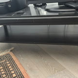 Black Coffee Table with Lower Shelf - thumbnail 4 of 8