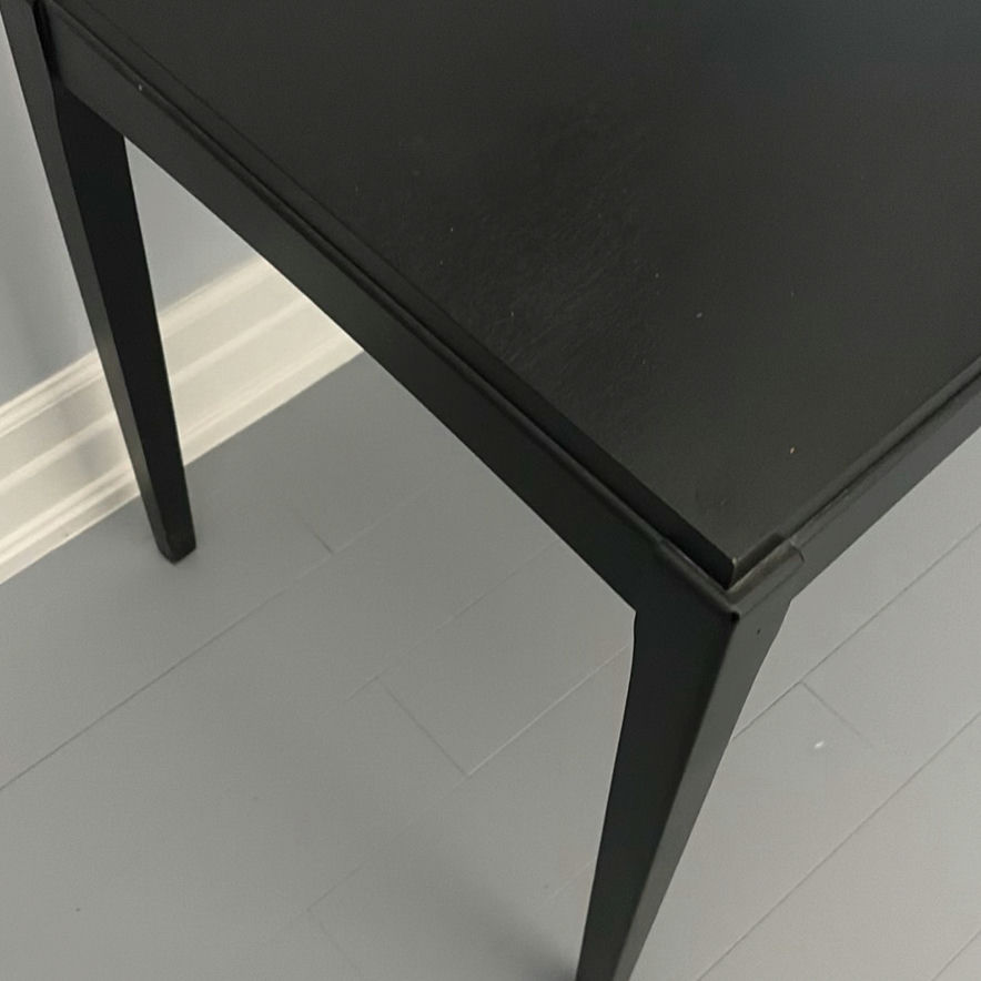 Black Painted Wood Side Table - image 8 of 9