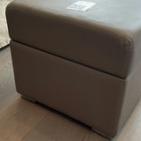 Two Vinyl Storage Ottomans - thumbnail 2 of 8