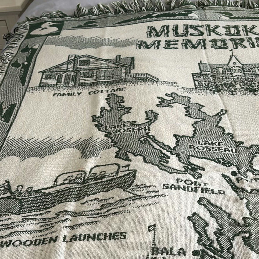 Muskoka & Bigwin Island Woven Throw Blankets - image 6 of 16