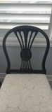 2 Black Wooden Accent Chairs - thumbnail 3 of 15