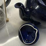 Ceramic Teapot, French Press Coffee Makers, and Fabric Pot Holder - thumbnail 3 of 15