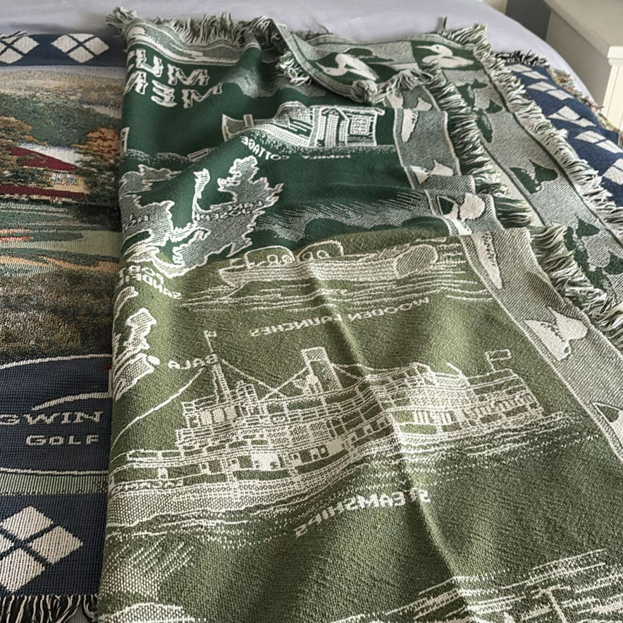 Muskoka & Bigwin Island Woven Throw Blankets - image 9 of 16