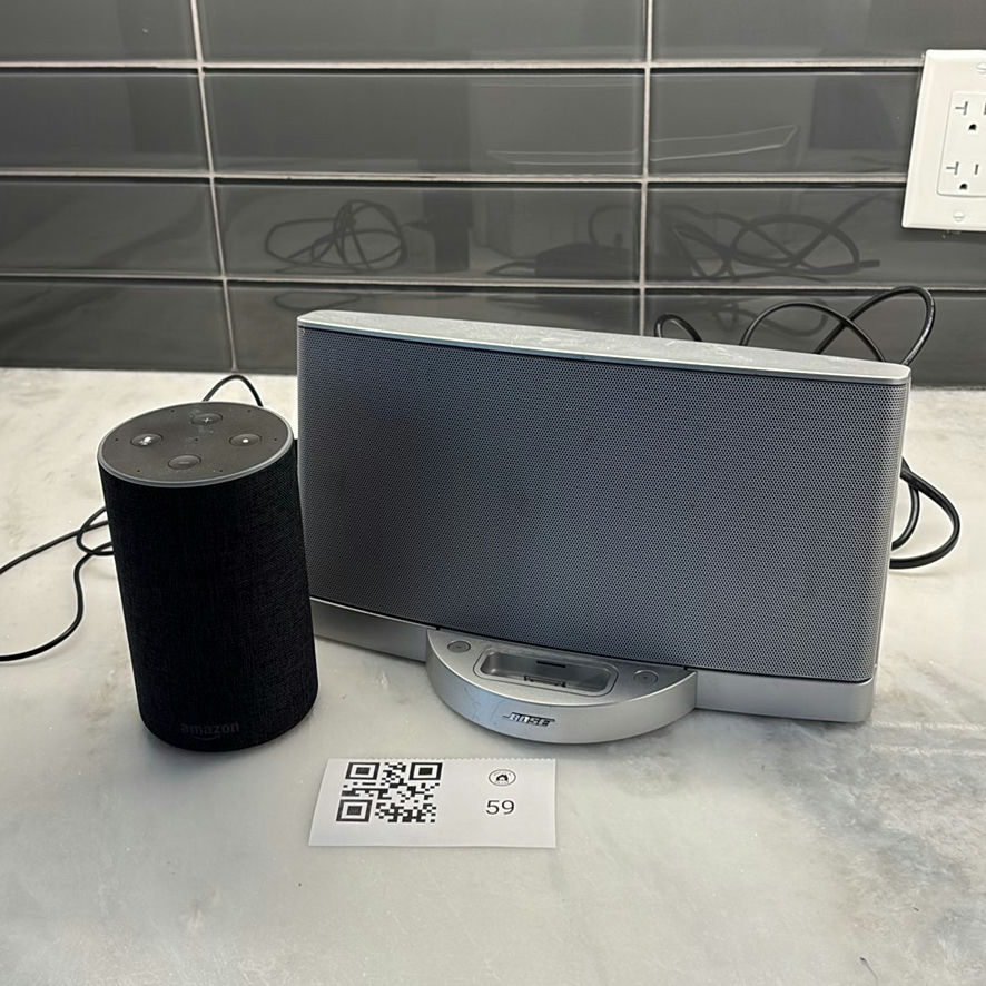 Amazon Echo Smart Speaker and Bose Speaker Dock - image 1 of 9