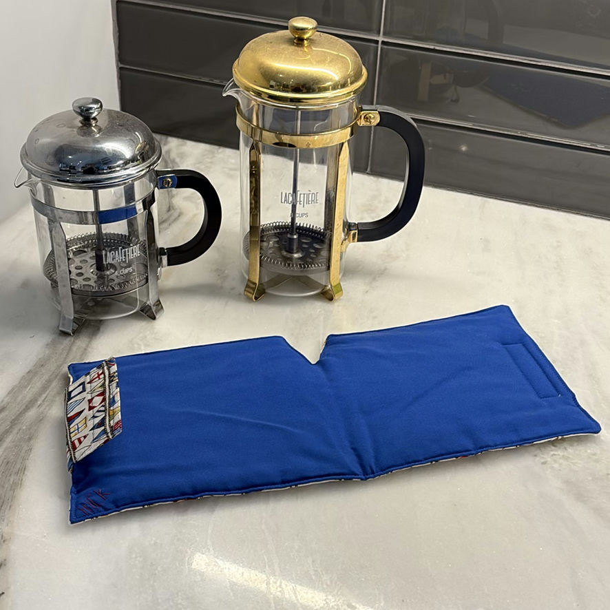 Ceramic Teapot, French Press Coffee Makers, and Fabric Pot Holder - image 6 of 15